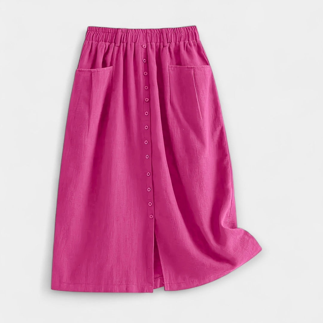 Midi suknja u vintage stilu