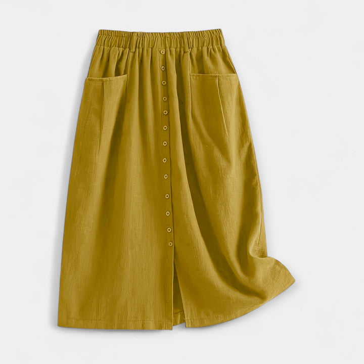 Midi suknja u vintage stilu