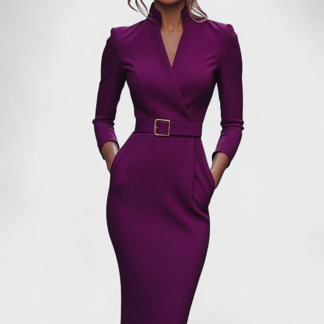 Hailey - Elegantna midi haljina