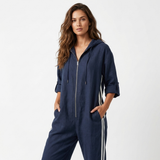 Larissa - Prugasti kombinezon, sportski stil