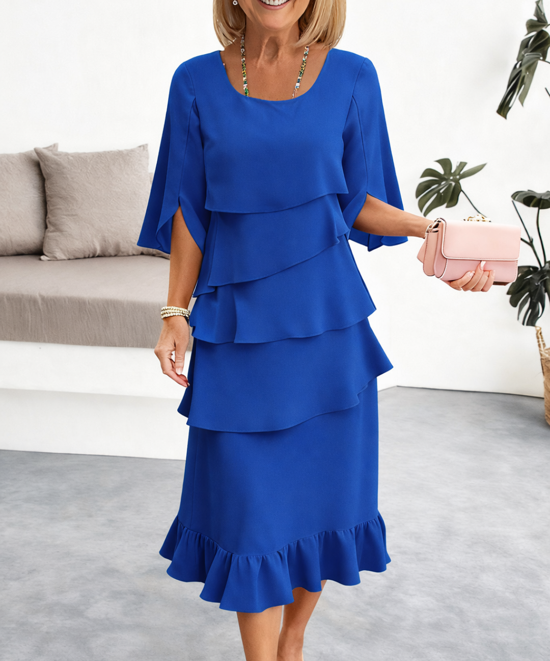 IRIS RUFFLE MIDI HALJINA