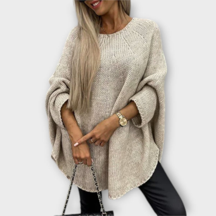 Izabel - Elegantni ženski džemper okruglog izreza