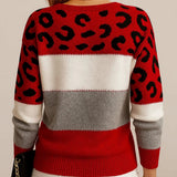 VELORA LEOPARD LUXE PULOVER