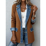 CASUAL DENIM TRIM JAKNA