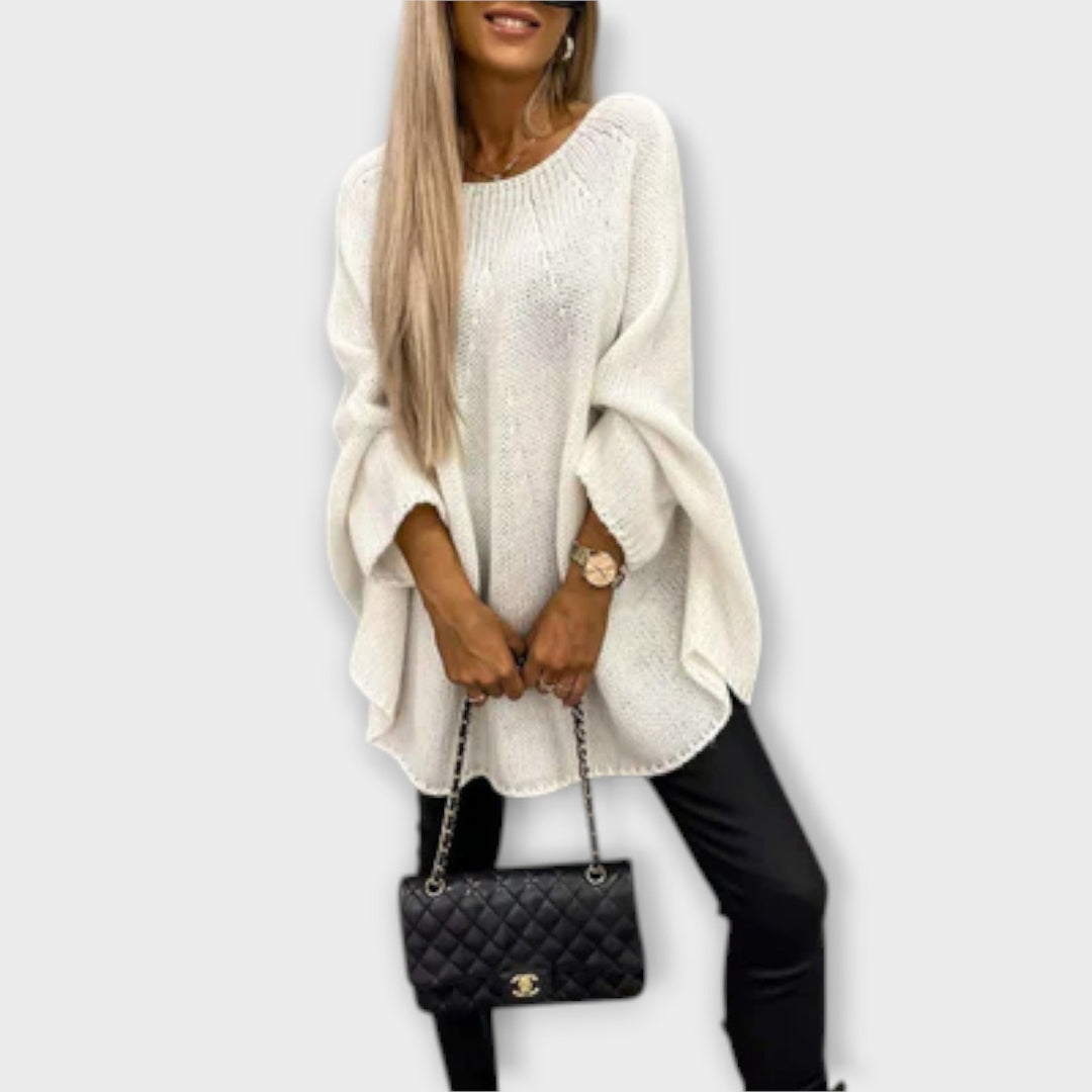 Izabel - Elegantni ženski džemper okruglog izreza
