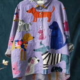 BLUZA S PRINTOM MAKLJANA