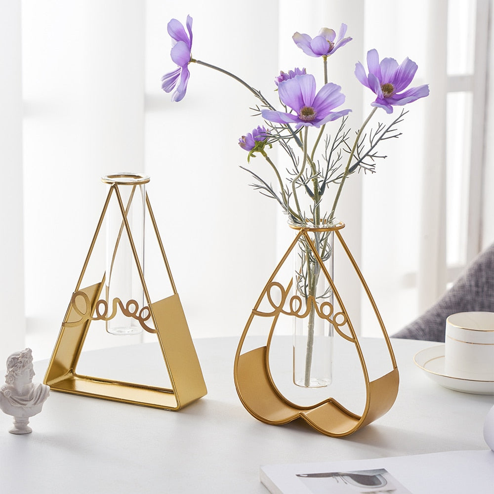 Zlatna Hidroponska Vaza za Biljke