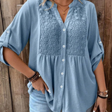 Ariadne – Bluza s V izrezom i gumbima