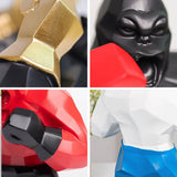 Geometrijski Gorilla Bokser