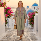 Ariadne - Boho haljina s vezom