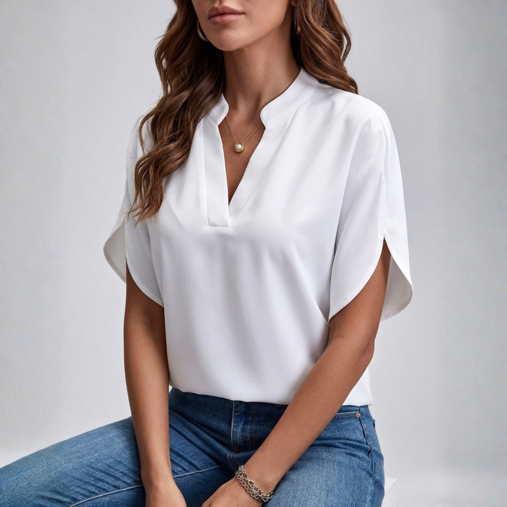 Agatha - Elegantna bluza s profinjenim ovratnikom
