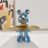 Ulična Umjetnost Grafiti Medvjed