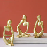 Trio Thinker Figurica