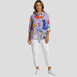BLUZA S PRINTOM MAKLJANA