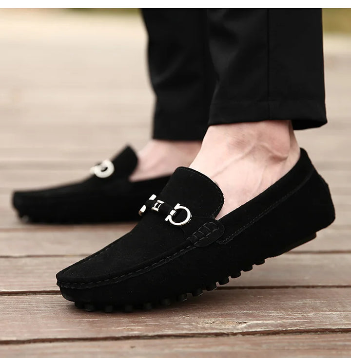 MONAKO SUEDE LOAFERS