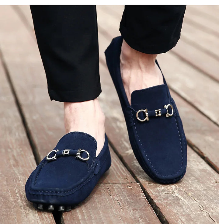 MONAKO SUEDE LOAFERS