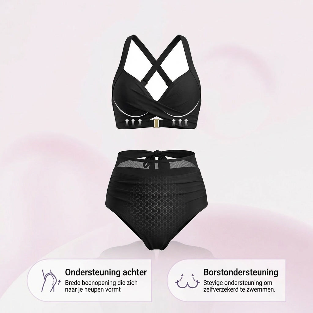 Hilary - Bikini 2 u 1 s visokim strukom