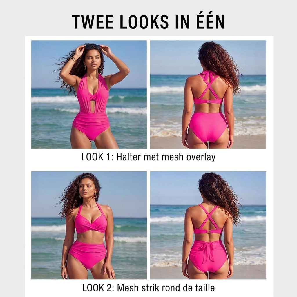 Hilary - Bikini 2 u 1 s visokim strukom