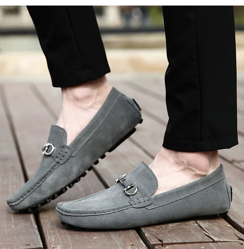MONAKO SUEDE LOAFERS