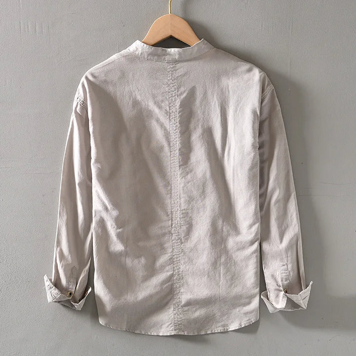 CALLUM LINEN MANDARIN KOŠULJA