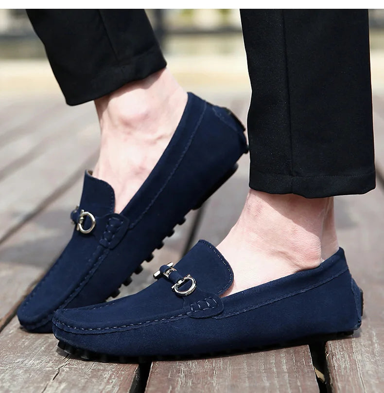 MONAKO SUEDE LOAFERS
