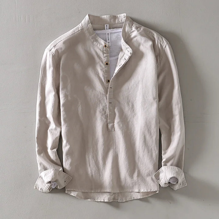 CALLUM LINEN MANDARIN KOŠULJA