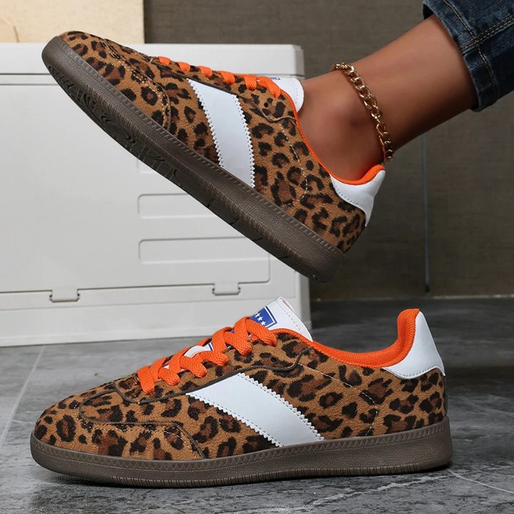SNAŽNE SUEDE LEOPARD TENISICE