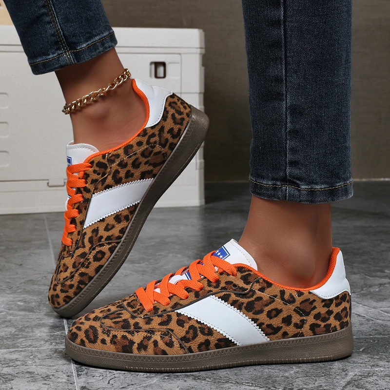 SNAŽNE SUEDE LEOPARD TENISICE