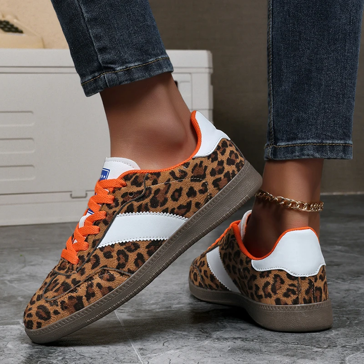 SNAŽNE SUEDE LEOPARD TENISICE