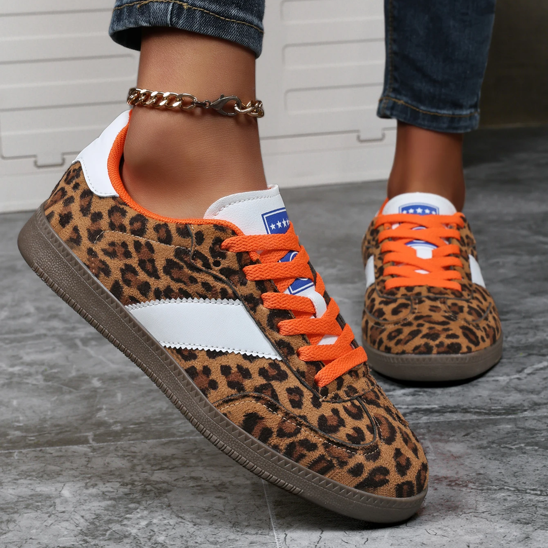 SNAŽNE SUEDE LEOPARD TENISICE
