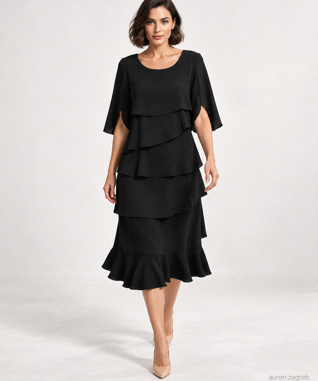 IRIS RUFFLE MIDI HALJINA