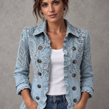 Emilia | Vintage paisley jakna s volanima