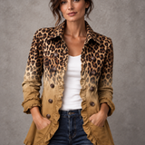 Paola | Leopard print ombre s volanima