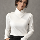 Dimitra - Elegantan Džemper s Visokim Ovratnikom