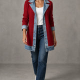 CASUAL DENIM TRIM JAKNA