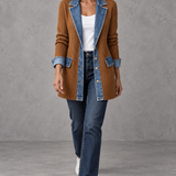 CASUAL DENIM TRIM JAKNA