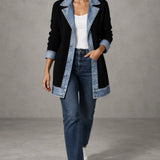 CASUAL DENIM TRIM JAKNA