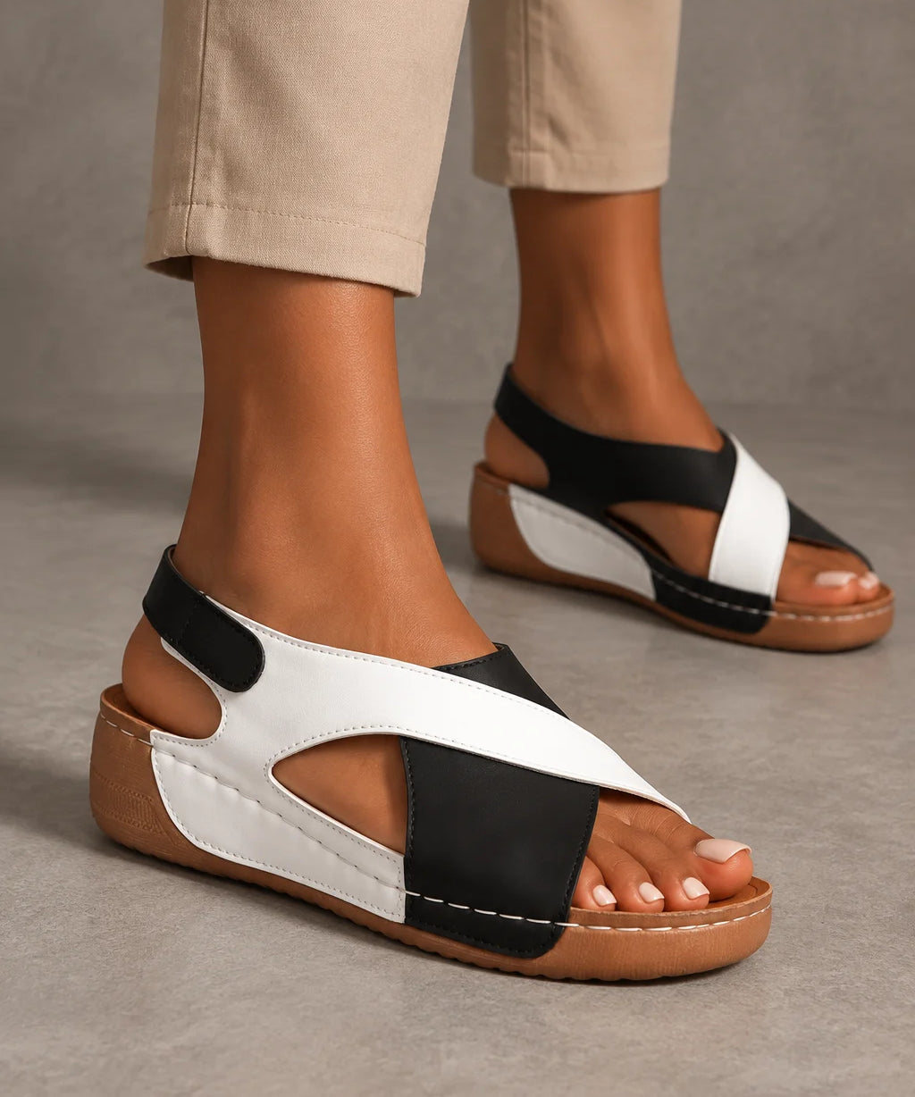 ELINA UDOBNE PLATFORME SANDALE