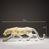 Geometrijski obojeni leopard