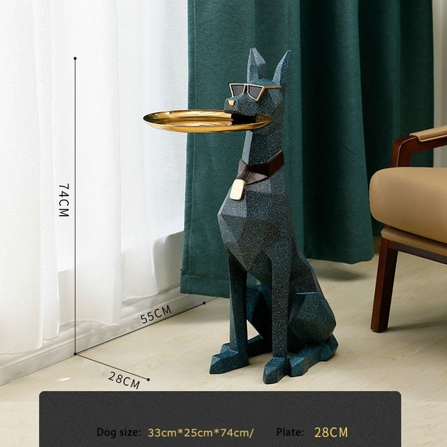 Geometrijska Dobermann Pladanj