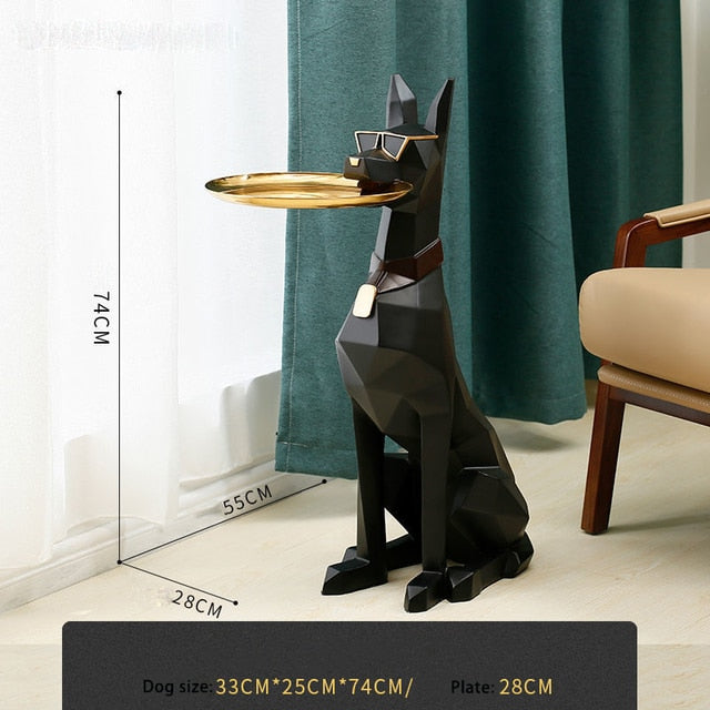 Geometrijska Dobermann Pladanj