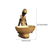 Sahara Muse™ Skulptura s pladnjem